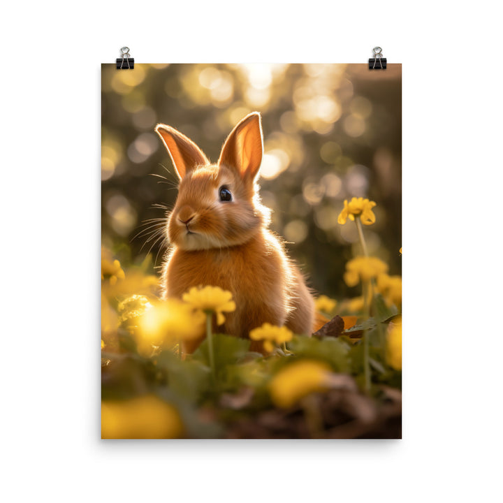 Irresistible Cinnamon Cuteness Photo paper poster - PosterfyAI.com