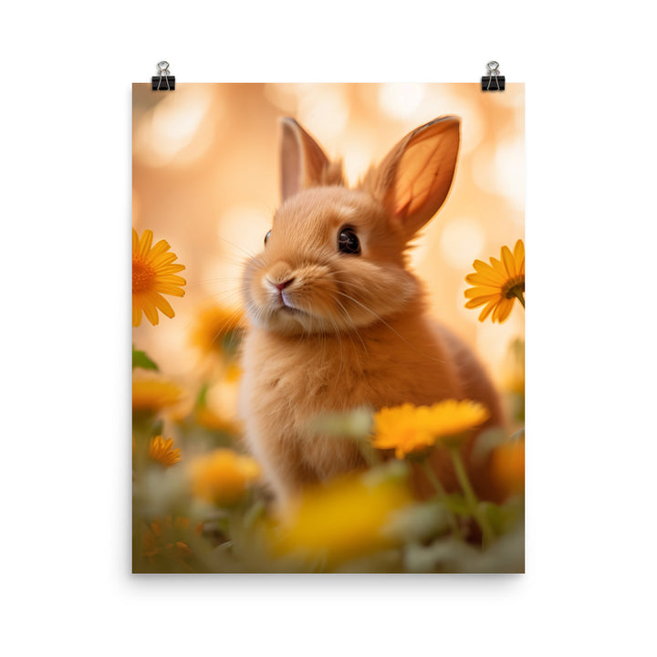 Irresistible Cinnamon Cuteness Photo paper poster - PosterfyAI.com
