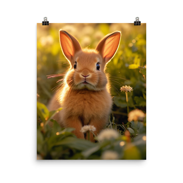 Cute Cinnamon Bundle of Joy Photo paper poster - PosterfyAI.com