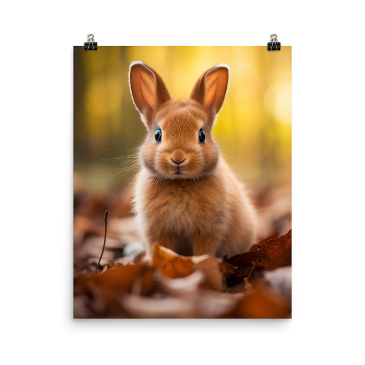 Cute Cinnamon Bundle of Joy Photo paper poster - PosterfyAI.com