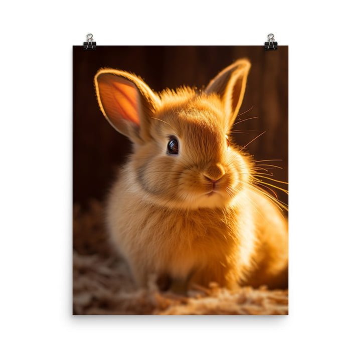 Adorable Cinnamon Fluffball Photo paper poster - PosterfyAI.com