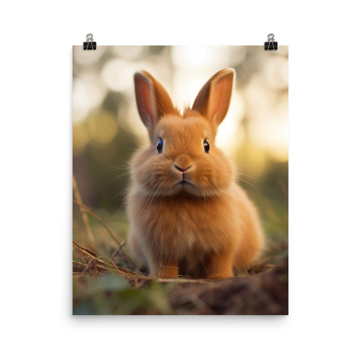 Adorable Cinnamon Fluffball Photo paper poster - PosterfyAI.com