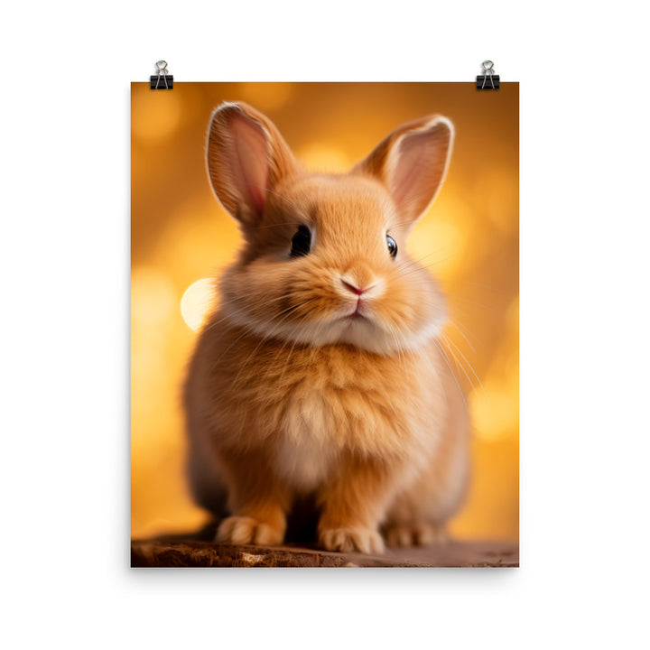 Adorable Cinnamon Fluffball Photo paper poster - PosterfyAI.com