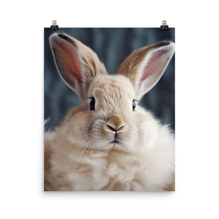Mini Rex Bunny Photo paper poster - PosterfyAI.com