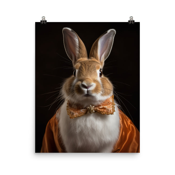 English Spot Bunnys Classic Charisma Photo paper poster - PosterfyAI.com