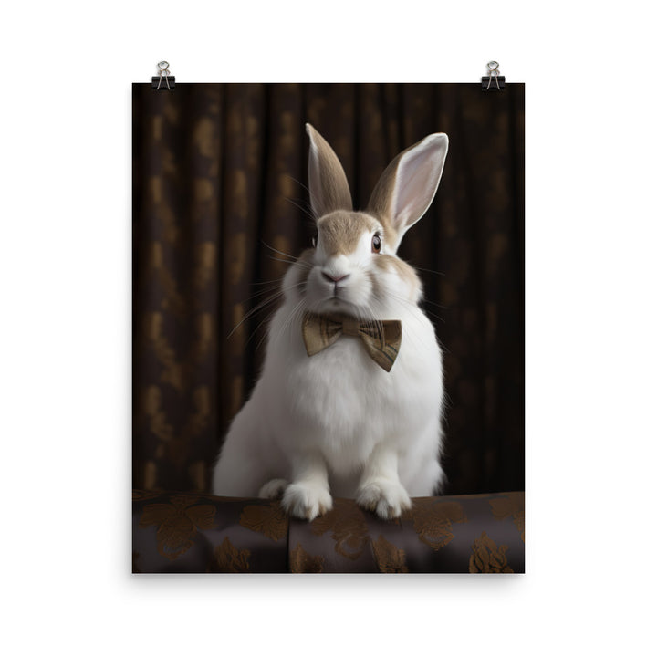 English Spot Bunnys Classic Charisma Photo paper poster - PosterfyAI.com