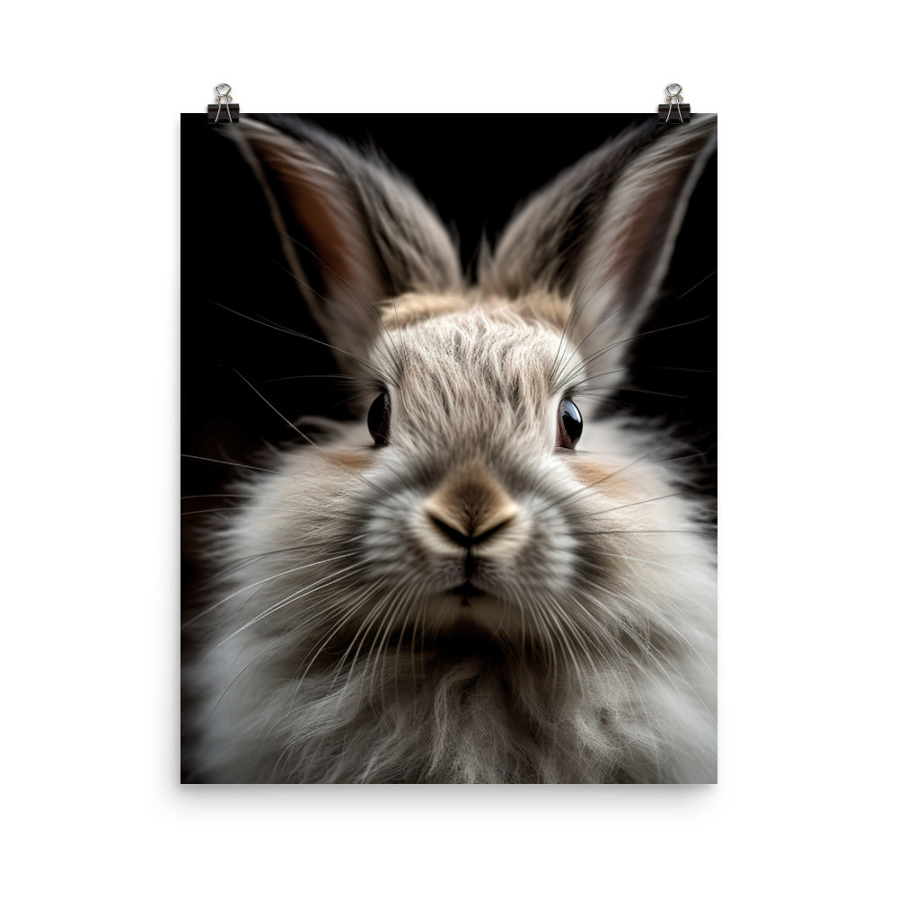 Charming Himalayan Bunny Photo paper poster - PosterfyAI.com