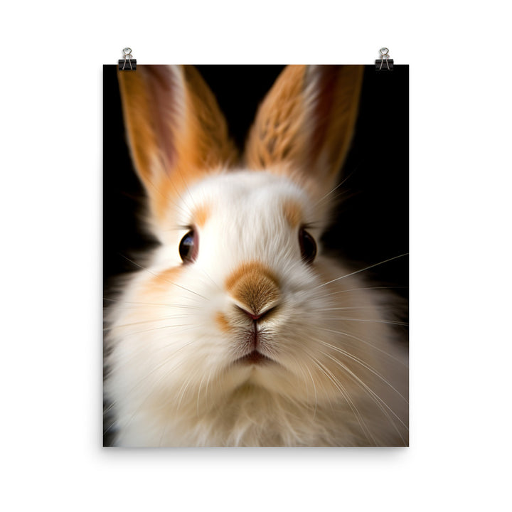 Charming Himalayan Bunny Photo paper poster - PosterfyAI.com