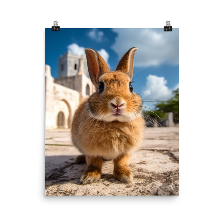 Adorable Havana Bunny Photo paper poster - PosterfyAI.com