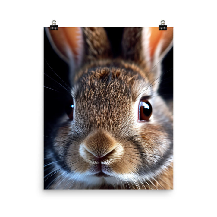 Charming Britannia Petite Bunny Photo paper poster - PosterfyAI.com