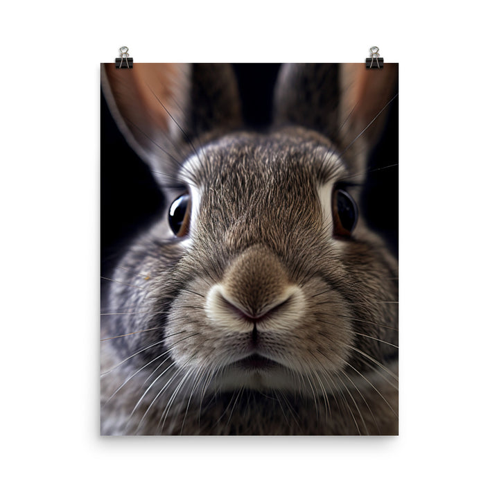 Charming Britannia Petite Bunny Photo paper poster - PosterfyAI.com