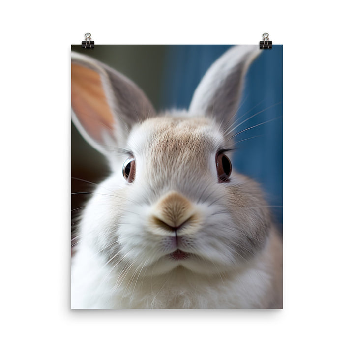 Charming Britannia Petite Bunny Photo paper poster - PosterfyAI.com