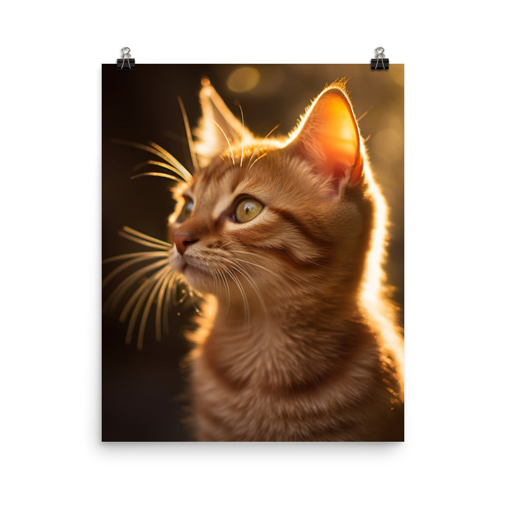 Details of Somali Kitten Photo paper poster - PosterfyAI.com