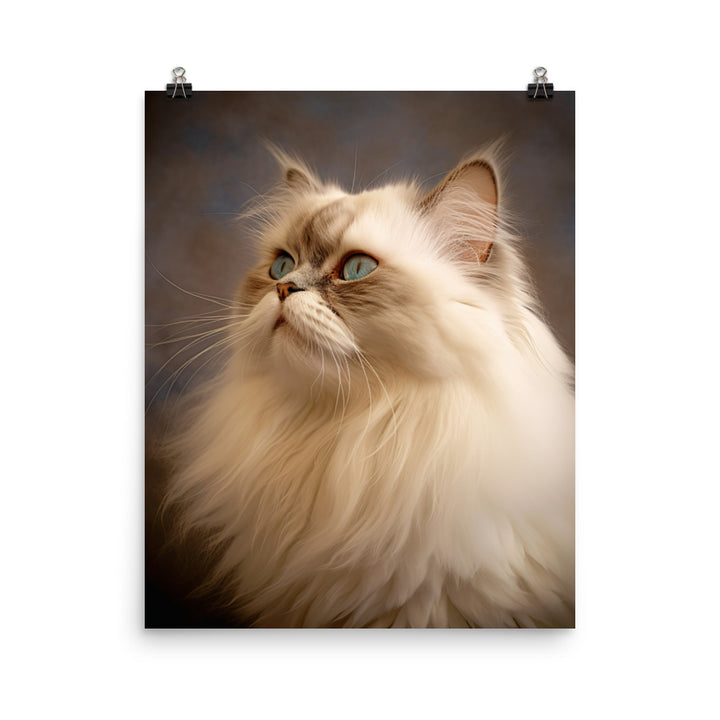 Dignified Aura of Himalayan Cat Photo paper poster - PosterfyAI.com