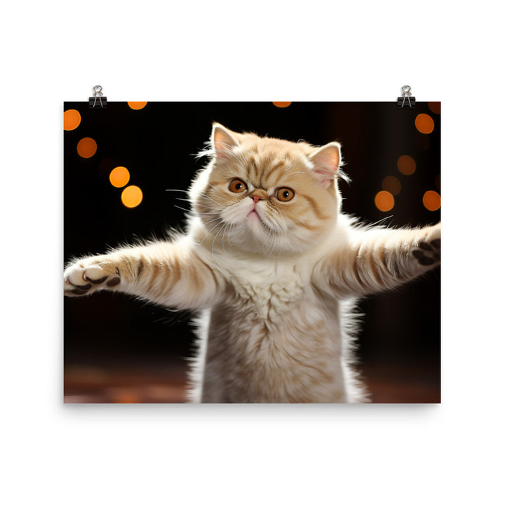 Exotic Shorthair Photo paper poster - PosterfyAI.com
