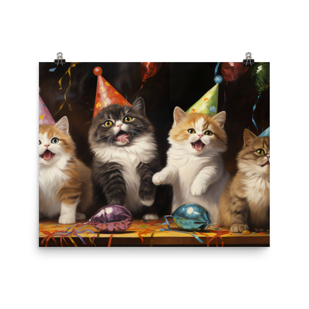 Exotic Shorthair Photo paper poster - PosterfyAI.com