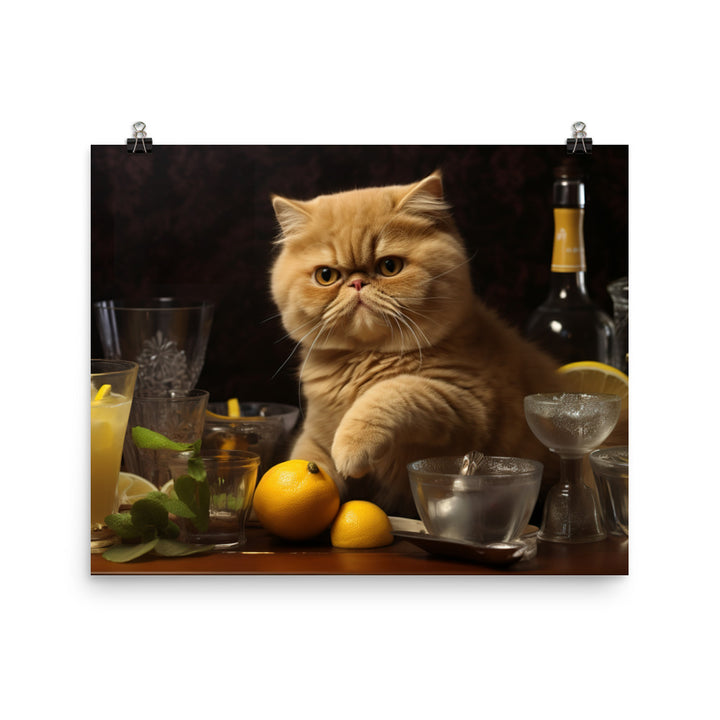 Exotic Shorthair Photo paper poster - PosterfyAI.com