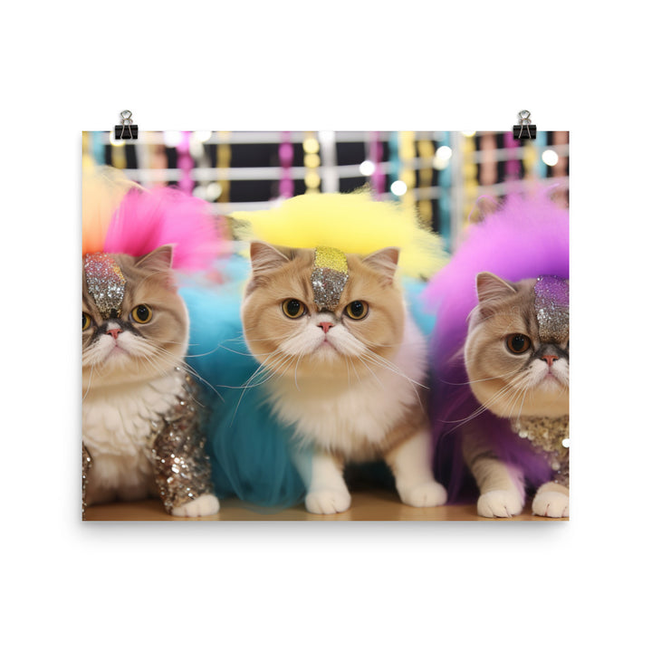 Exotic Shorthair Photo paper poster - PosterfyAI.com