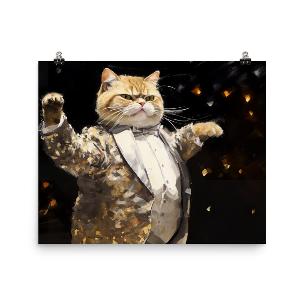 Exotic Shorthair Photo paper poster - PosterfyAI.com