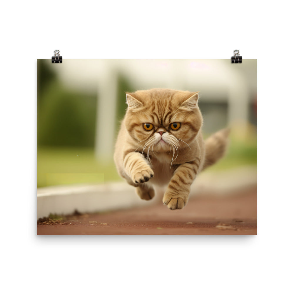 Exotic Shorthair Photo paper poster - PosterfyAI.com
