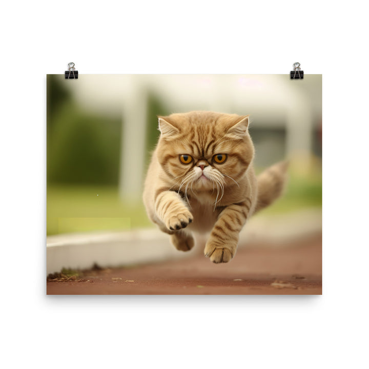 Exotic Shorthair Photo paper poster - PosterfyAI.com