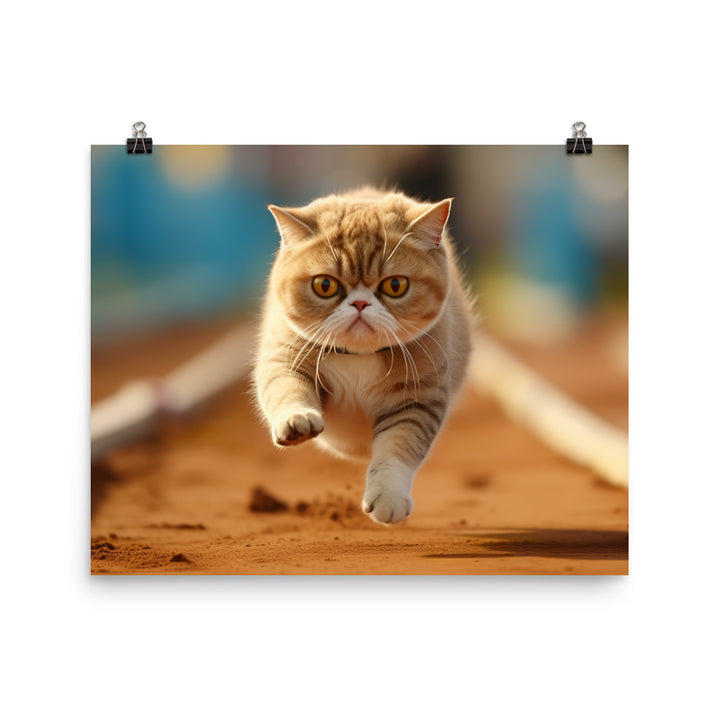 Exotic Shorthair Photo paper poster - PosterfyAI.com