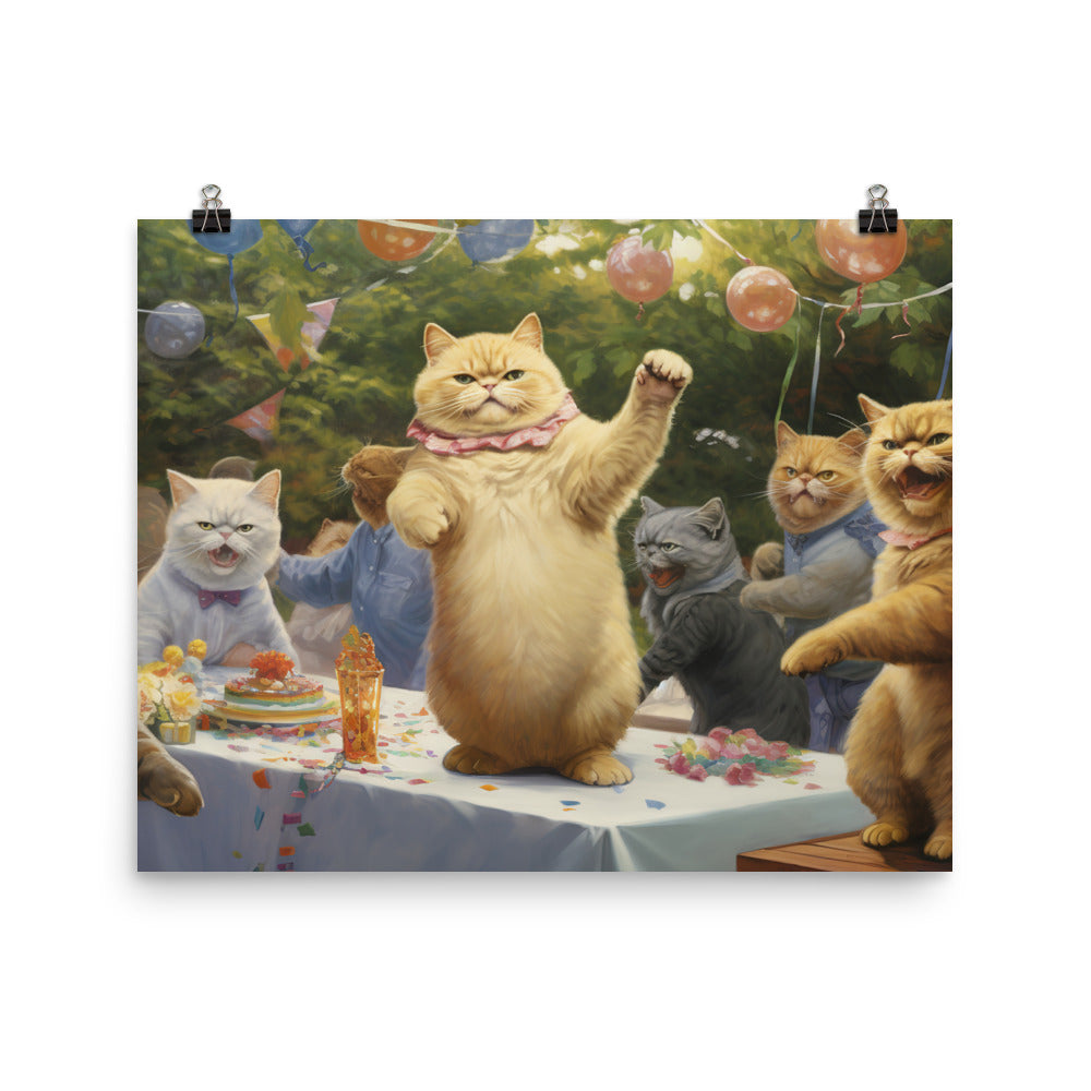 Exotic Shorthair Photo paper poster - PosterfyAI.com