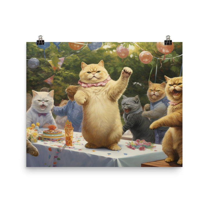 Exotic Shorthair Photo paper poster - PosterfyAI.com