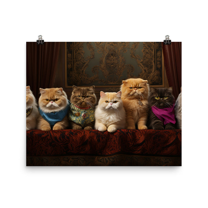 Exotic Shorthair Photo paper poster - PosterfyAI.com