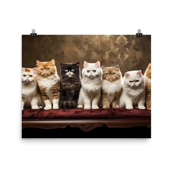 Exotic Shorthair Photo paper poster - PosterfyAI.com