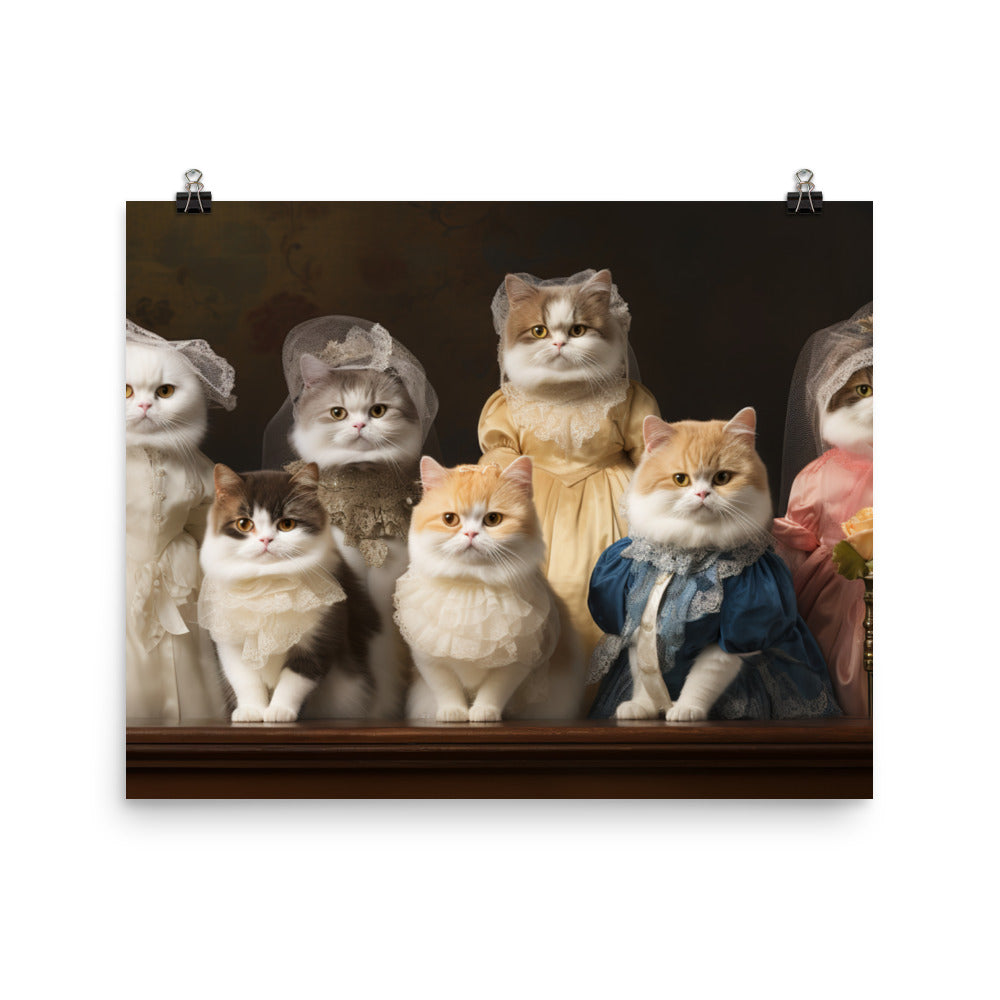 Exotic Shorthair Photo paper poster - PosterfyAI.com