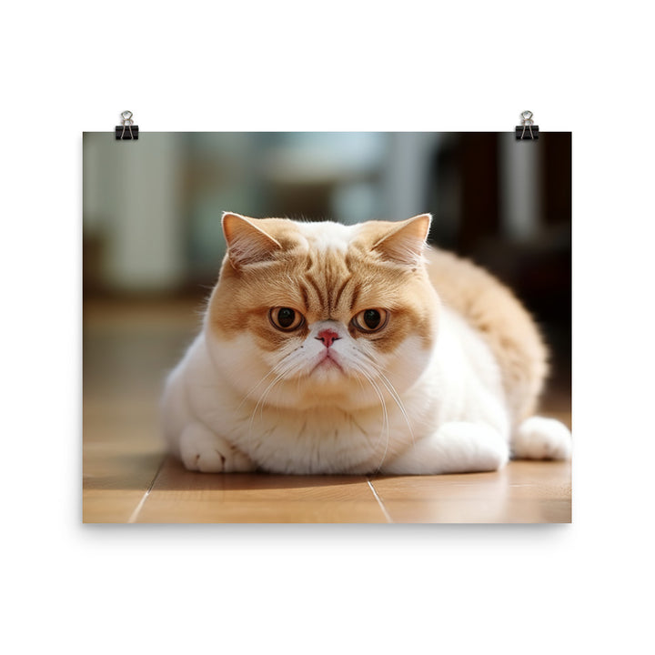 Exotic Shorthair Photo paper poster - PosterfyAI.com