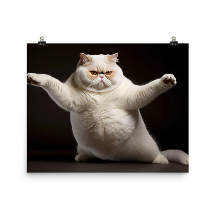 Exotic Shorthair Photo paper poster - PosterfyAI.com