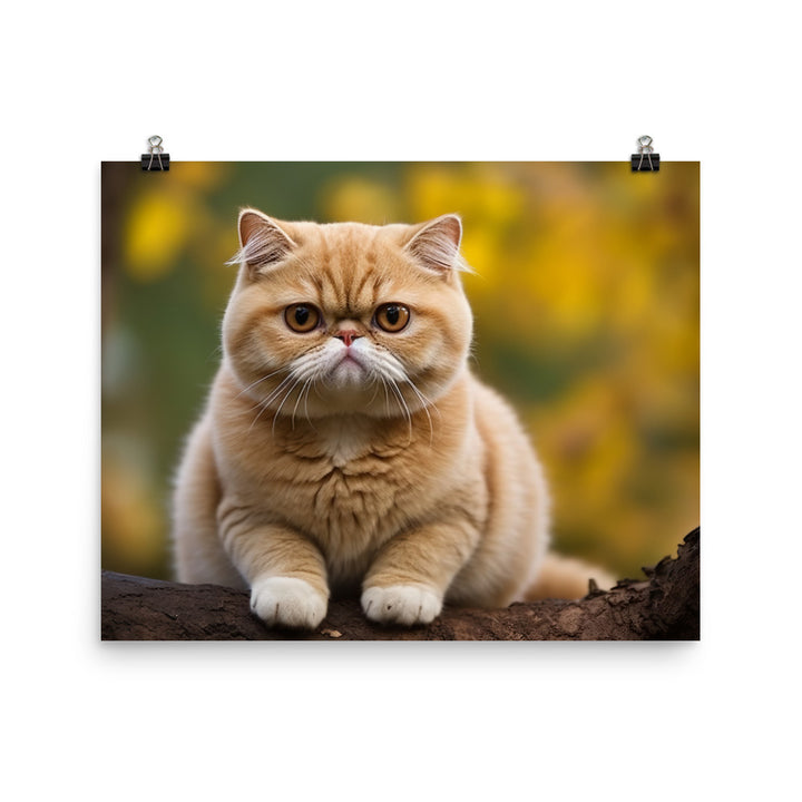 Exotic Shorthair Photo paper poster - PosterfyAI.com