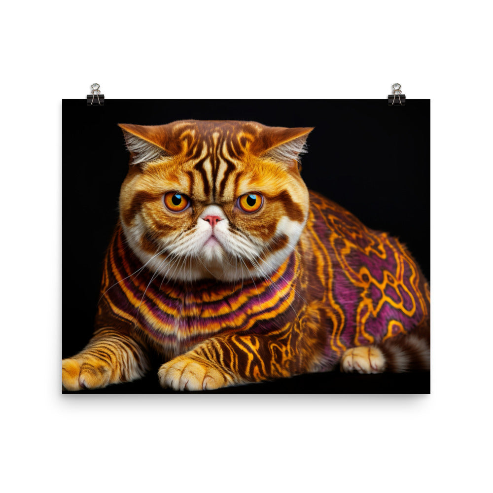 Exotic Shorthair Photo paper poster - PosterfyAI.com