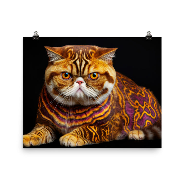 Exotic Shorthair Photo paper poster - PosterfyAI.com