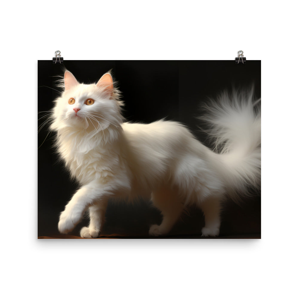 Turkish Van Photo paper poster - PosterfyAI.com