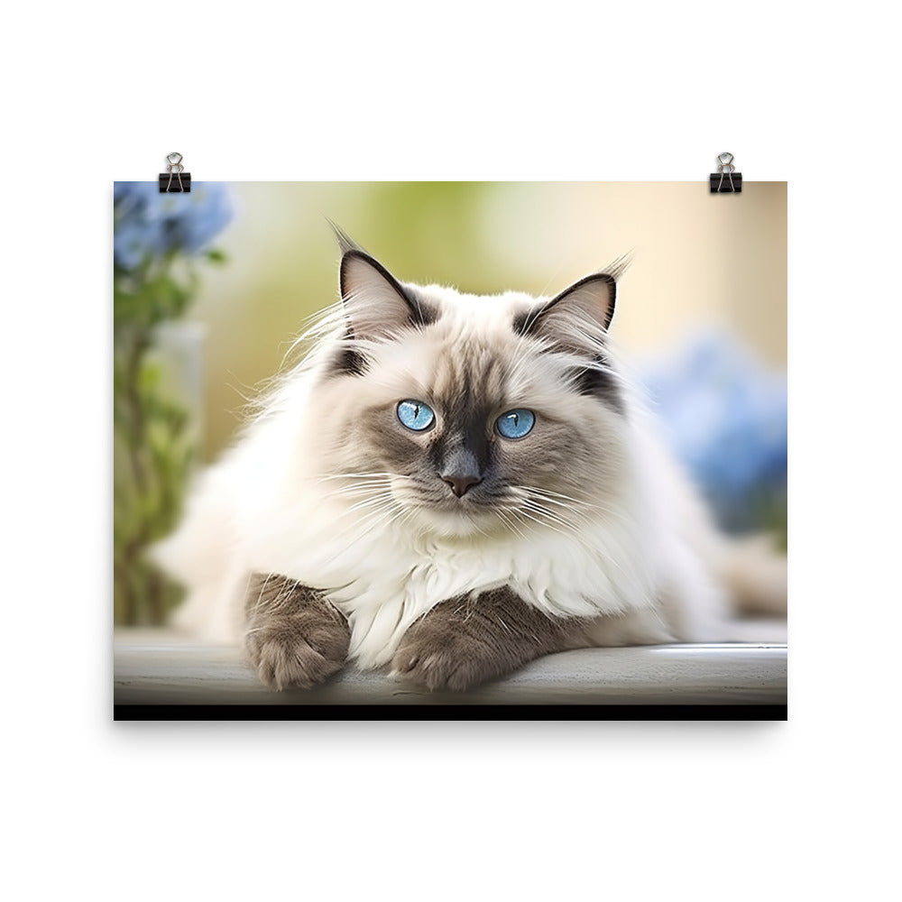 Ragdoll Photo paper poster - PosterfyAI.com