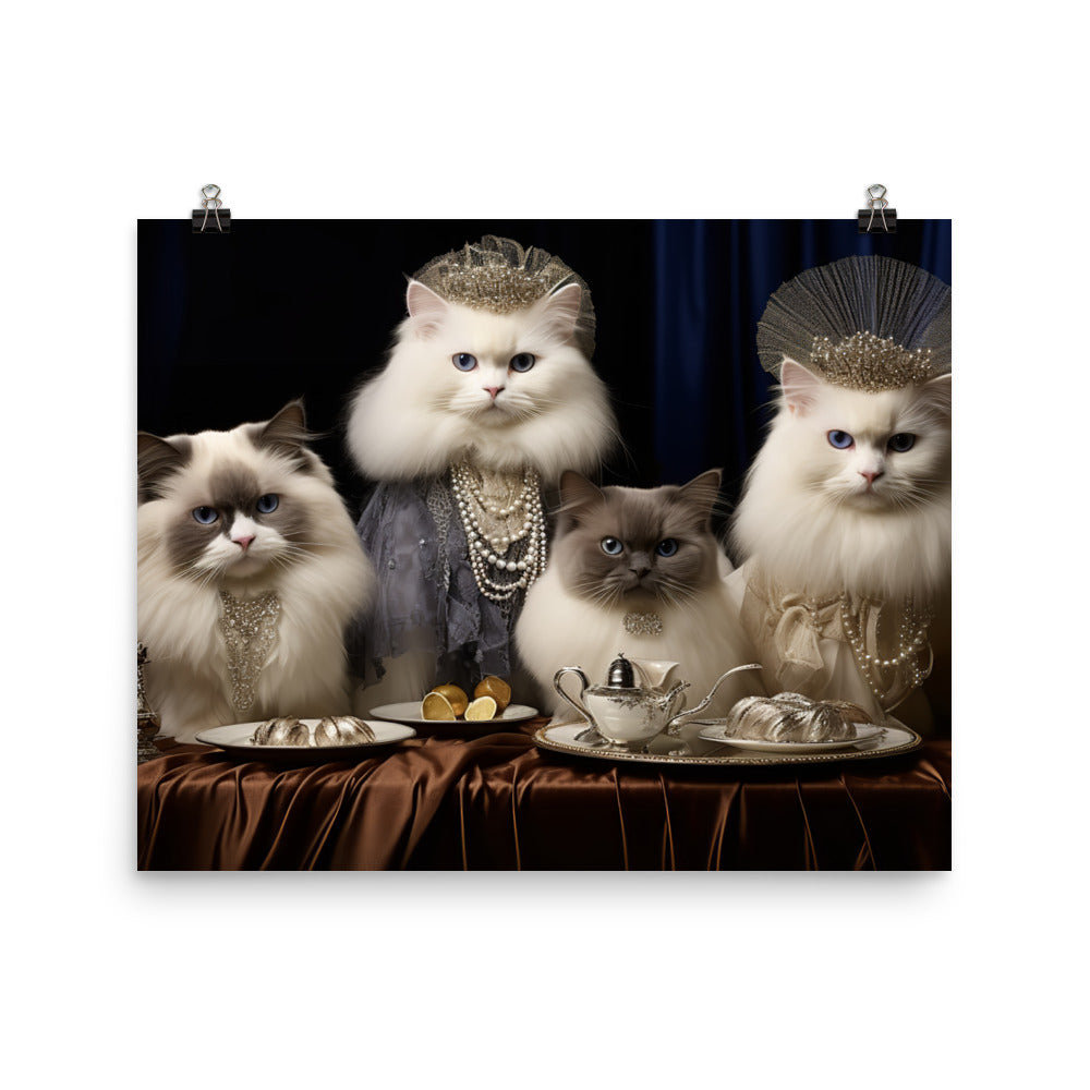 Ragdoll Photo paper poster - PosterfyAI.com