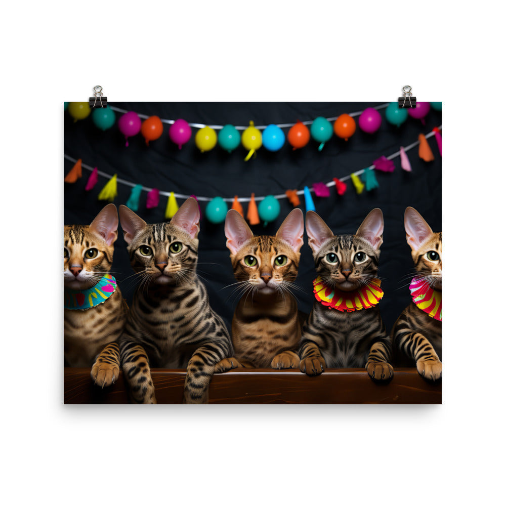 Ocicat Photo paper poster - PosterfyAI.com