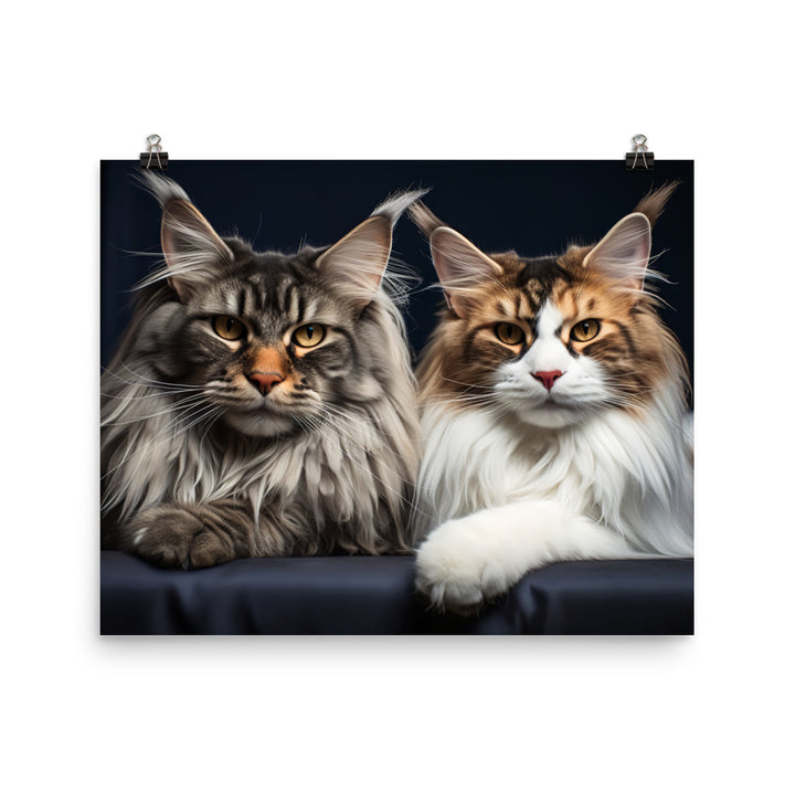 Maine Coon Photo paper poster - PosterfyAI.com
