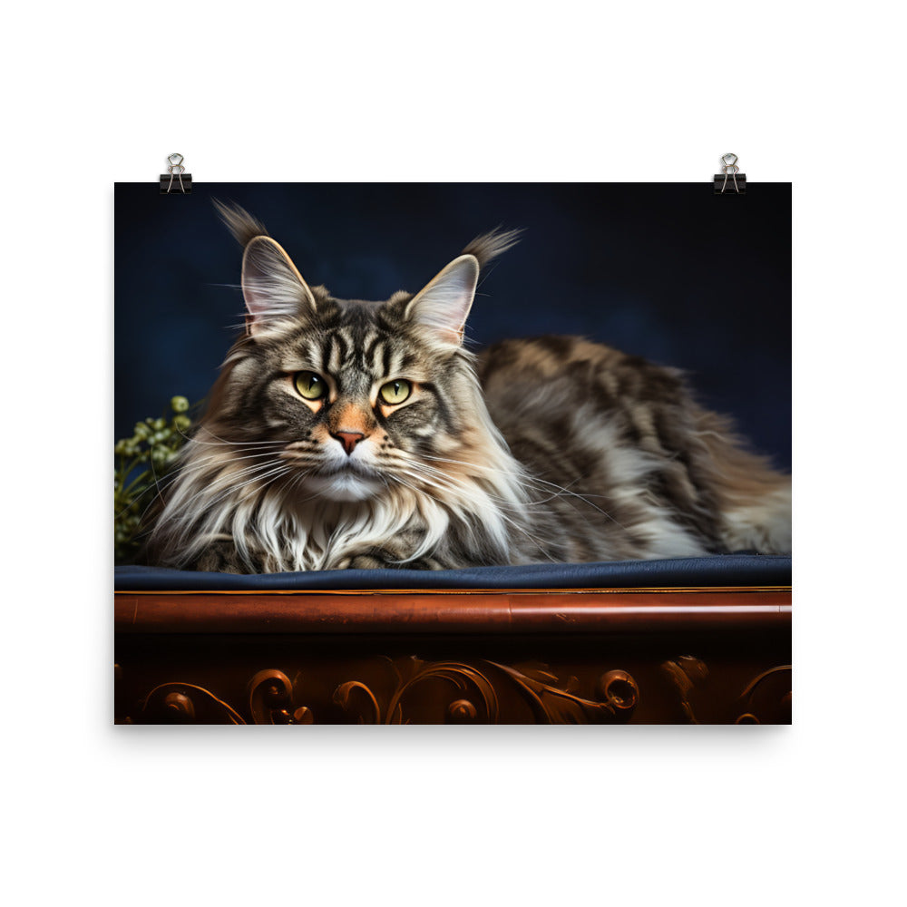 Maine Coon Photo paper poster - PosterfyAI.com