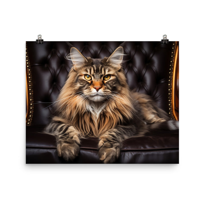 Maine Coon Photo paper poster - PosterfyAI.com