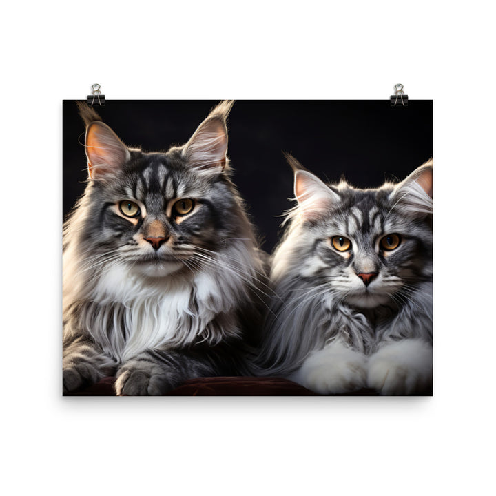 Maine Coon Photo paper poster - PosterfyAI.com