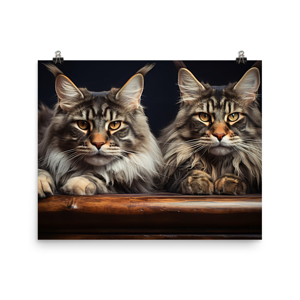 Maine Coon Photo paper poster - PosterfyAI.com