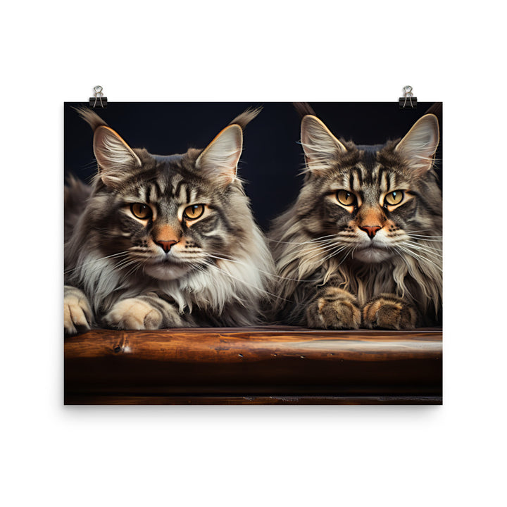 Maine Coon Photo paper poster - PosterfyAI.com
