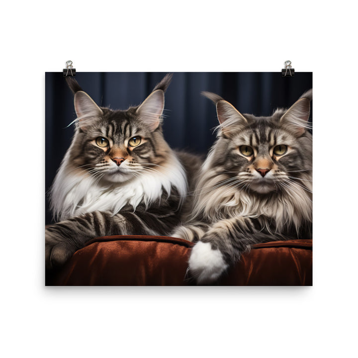 Maine Coon Photo paper poster - PosterfyAI.com