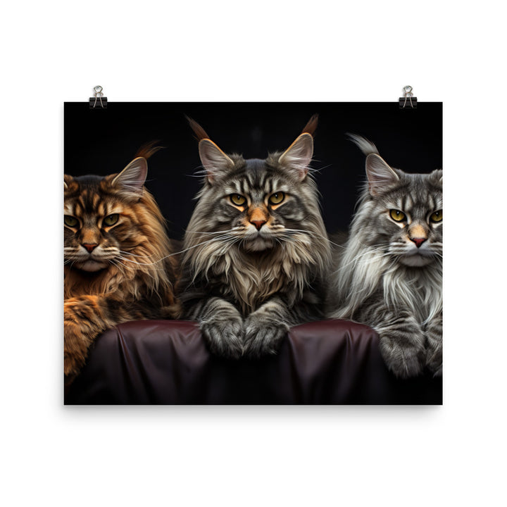 Maine Coon Photo paper poster - PosterfyAI.com