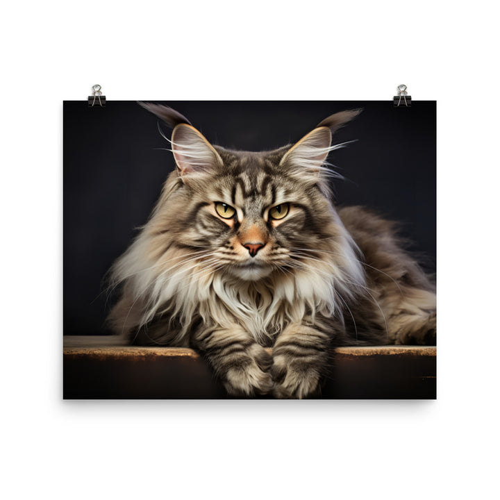 Maine Coon Photo paper poster - PosterfyAI.com