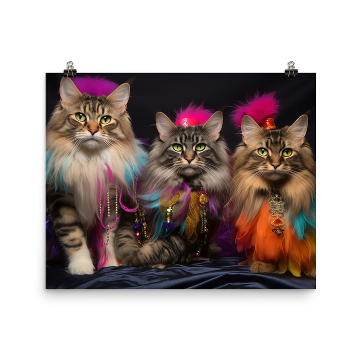 Maine Coon Photo paper poster - PosterfyAI.com